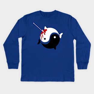 stop whale hunting Kids Long Sleeve T-Shirt